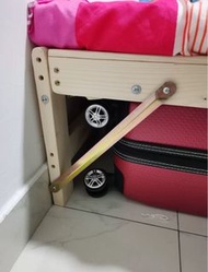 ⭐️可訂製尺寸🔥全新包送貨（免安裝）可摺疊 實木牀架 （約7-14天到） 工人牀 牀架(貨號：4ushis)