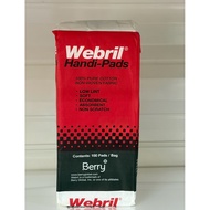 WEBRIL HANDI-PADS 100 PADS