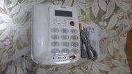 kolin ktp sd801電話機 座機 固定電話 家用有線電話  室內電話機 免電池 辦公家用 渴望