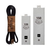 T.S.BRAND Shoe Lace Shoelace with tip 150cm width 7mm WAX' SHOE LACE FLAT for high cut shoes Waxed f