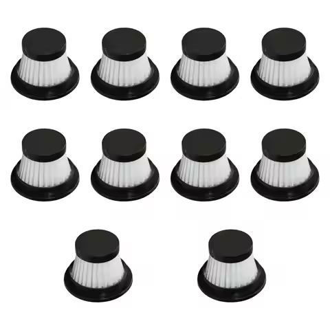 10Pcs Replacement Filter for Vacuum Cleaner Folded Type Filter Household Attachment Washable HEPA Fi