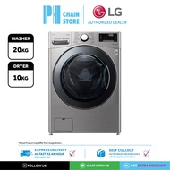 (TNG REBATE) LG F2720RVTV 20/10KG FRONT LOAD WASHER DRYER WITH STEAM™
