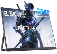 UPERFECT [Local delivery]   2.5K QHD 240HZ Portable Monitor Mobile Display 16 Inch IPS LCD Screen Wi