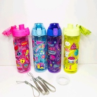 HX-658 Cute Motif Children's Drinking Bottle 600ml Bpa Free Children's Drinking Water Bottle/ 600ml 