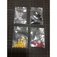 Khm Code 671 Felt Fabric With Circle Cut (Doll Eyes) Size 6.5 Mm 20 Pieces 7 Baht (Can Order By The 
