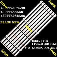 43PFT4002S/98 43PFT5853/68 43PFT4082S/98 PHILIPS 43" LED TV BACKLIGHT(LAMP TV) 43PFT4002S 43PFT5583 