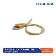 Cosmo Med Foley Catheter Latex w/Silicon Coated - Sterile (10pcs/Box)