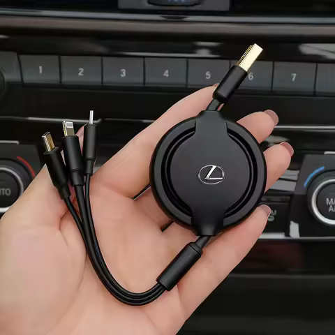 3-in-1 Micro Data Wire USB Type C Fast Charger For Lexus F SPORT RX300 IS200 IS250 ES350 Ct200h UX25