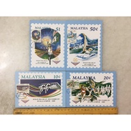 SEA Games XV Kuala Lumpur 1989 - Complete 4v Maxi Card