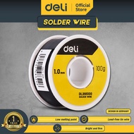 Deli Solder Wire/Timah Solder Diameter 1 mm 100 gram DL395100 /Alat Perkakas