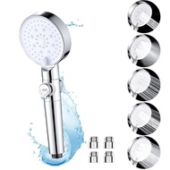 Shower head, water saving, increased pressure, high water pressure, shower head, chlorine removal, micro bubbles, water purification, 3-stage mode, lightweight, popular, water purification shower head, high water pressure, low water pressure, hand water