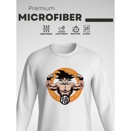 MICROFIBER DRAGON BALL jersey baju pancing muslimah motor sport man long sleeves tshirt lelaki jersi