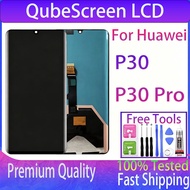 QubeScreen OLED For Huawei P30 P30 Pro LCD Screen With Frame Replacement