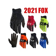 [Korean Version Hot Sale] FOX Off-Road Riding Gloves Mountain Bike Motorcycle Racing Car Adult Male Female Rider Full Finger Four Seasons