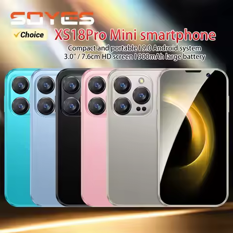 SOYES New XS18Pro 3.0" Display Mini Smartphone Android 9.0 Dual SIM Standby 2GB RAM 16GB ROM Facial 