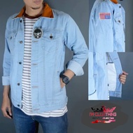 JAKET DENIM DILAN BIOBLITZ JAKET JEANS MODEL DILAN BIOBLITZ SIZE M L XL XXL XXXL