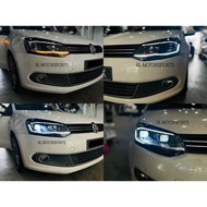 Volkswagen vento polo sedan hatchback facelift style LED projector headlamp headlight head lamp ligh