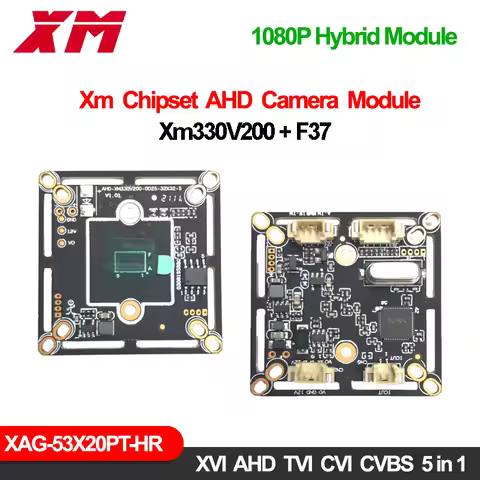 Xm 2.0M Ahd Xm330V200 F37 1920*1080 Cam Module 1080P Fhd Resolution Xvi Ahd Tvi Cvi Cvbs 5 in 1 Dvr 