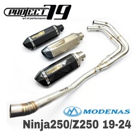 PROJECT79 Exhaust Modenas Z250 Ninja250 18-24 Full System Tabung Muffler Stainless Steel NINJA 250 A