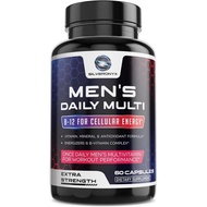 Multivitamin for Men - Vitamin A, C, D, E, Zinc, Calcium, Multivitamins for Immune Health Support, V