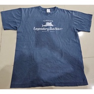 Fish Pattern T-Shirt Blue-Gray Shirt anvil Brand