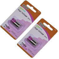 HQRP 2-Pack 6-Volt Battery Compatible with 4LR44 A544 V4034PX Fujica ST801 / ST901 / AX-3, Yashica 3