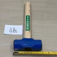 4lbs hammer wooden handle 4 pound hammer square hammer stone breaker 4lbs