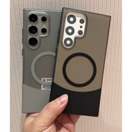 PREMIUM CASE SAMSUNG STYLISH SPLICING TRANSPARENT CASE FOR SAMSUNG S24/S24 FE/S24/S24 ULTRA/S22 ULTR