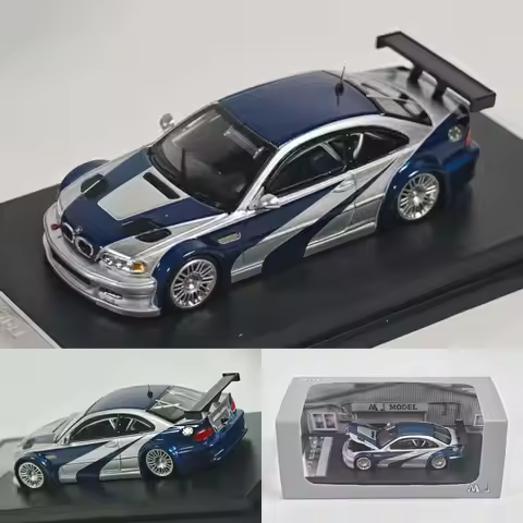 Mj 1:64 Bmw M3 Gtr Nsf Need For Speed Livery With Opening Hood Alloy Car Model