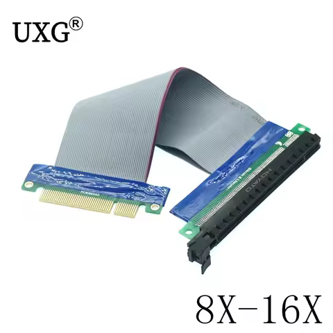PCI Express PCIE Riser Card Extender PCI E 8X to 16X Slot PCI-E Riser Adapter Extension Cable PCIe X