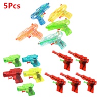 5 Pcs Children s Toy Water Guns Mini Transparent Squirt Water Guns Kids Summer Outdoor Fight Beach B