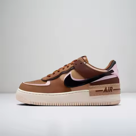 Nike Air Force 1 Shadow Retro Low-Top Casual Fashion Sports Durable Cushioning Sneakers Women's Brow