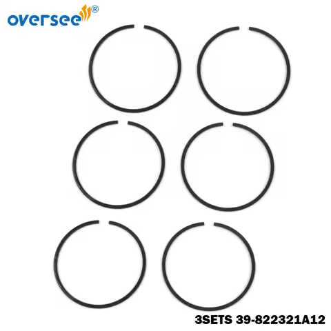 39-822321A12 Piston Ring STD For Mercury Mercruiser 2T 75-200HP Outboard Engine 18-3982 39-824905A12