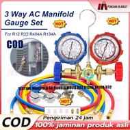 Complete package of car AC filling R134a double manifold/Complete package of car AC Freon double man