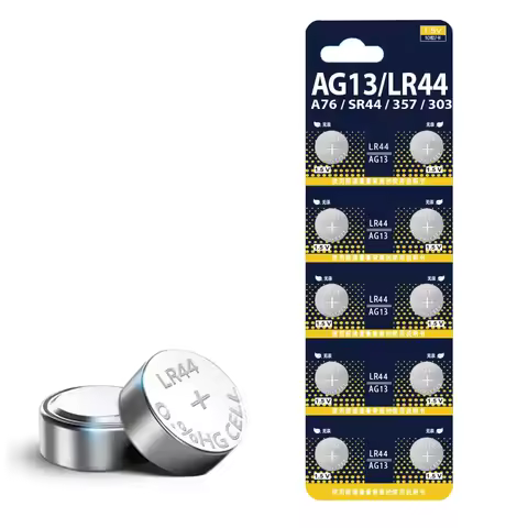 10PCS AG13 Button Cell Battery 1.5V 357 SR44 LR1154 LR44 Button Coin SR1154 SP76 Batteries for Watch