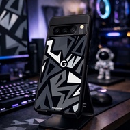 Hybrid Case Google PIXEL 10 9 8 Pro 8 7 Pro 7 7A 6 Pro 6 6A 5 4 XL 4 4A 3 XL 3 3A Geometric Team PIX