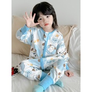 pyjamas kids pyjamas Sleeping Bag Spring Autumn Children One-Piece Pajamas Boys Girls Pure Cotton Ki