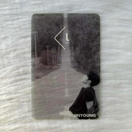 GOT7 JJProject Jinyoung Transparent Card Photocard