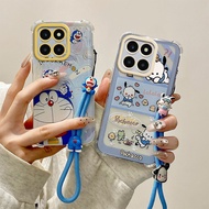 Casing Honor X6B X6C Kartun empat sisi anti-jatuh silikon lembut Phone Casing