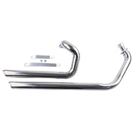 Suitable for Yamaha Tianwang 400/535 XV400/XV535 modified Harley retro exhaust pipe with silencer