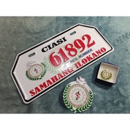 CIASI PLATE with FREE CIASI PIN + STICKER