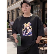 2Y825 [AIYOU] Lelaki Baju T Shirt Men Tshirt   1XL-5XL Korean Style Murah Plus Size Clothes Seluar C