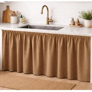 Kitchen/Sink Curtain Plain Chic Lababo Curtain| 30inches length* 58inches width