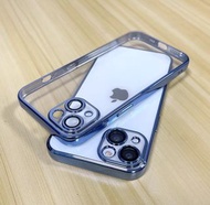 (7 Colours)Transparent Silicone Lens Protection iPhone Cases for(iPhone 14 Series, iPhone 13 Series, iPhone 12 Series, iPhone 11 Series)透明硅胶鏡頭保護iPhone手機殼