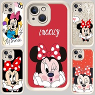 M-114 Minnie White Casing for iphone 13 6s 8 14 7 6 Plus Pro Max