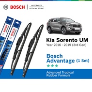 Bosch Advantage U Hook Wiper Set for Kia Forte TD (24"/20")