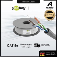 Goobay LAN Cable CAT 5e SOLID U/UTP GRAU CCA CPR 100m 68710 305m 95410