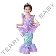 Ariel dress for children, Ariel princess dress for children, Ariel costume for children