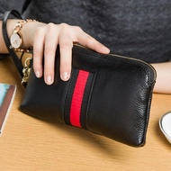Women's long genuine leather wallet, women's wallet, women's handbag