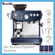 Breville BES876 BES-876 the Barista Express Impress - Damson Blue
